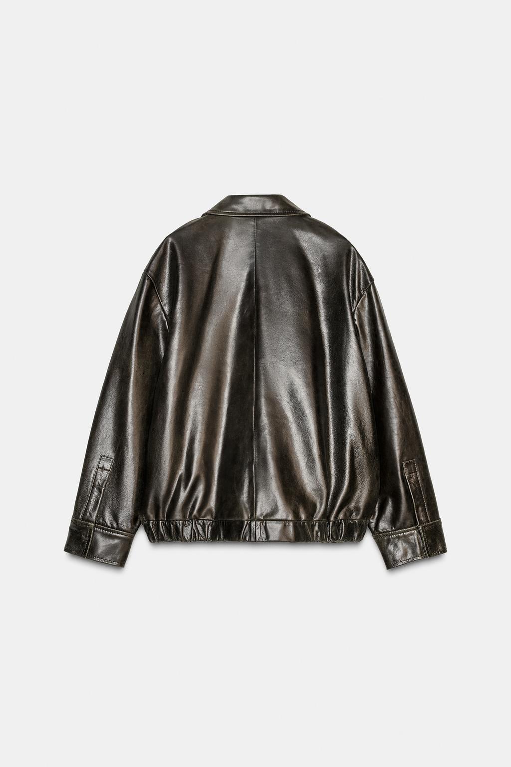 ÁO KHOÁC BOMBER 100% DA ZW COLLECTION LIMITED EDITION - Ảnh 2