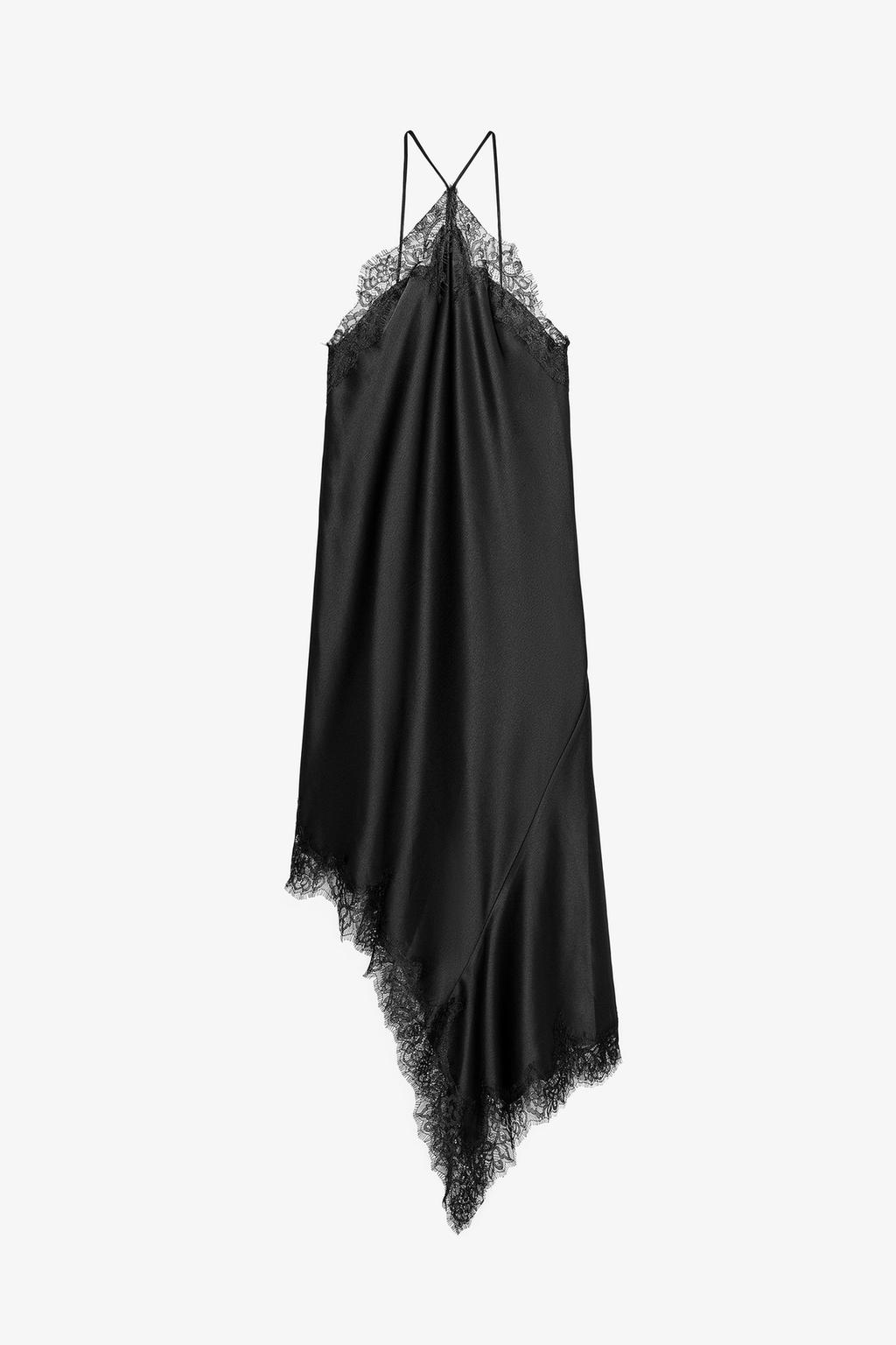 ĐẦM VẢI RŨ BÓNG PHỐI REN ZW COLLECTION