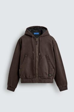 ÁO KHOÁC CHẦN BÔNG CÓ MŨ