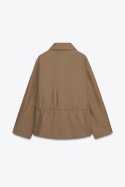 Alternative view of ÁO PARKA NGẮN CHIẾT EO ĐIỀU CHỈNH ĐƯỢC ZW COLLECTION