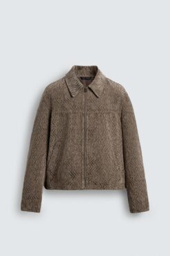 ÁO KHOÁC JACQUARD VẢI VÂN NỔI