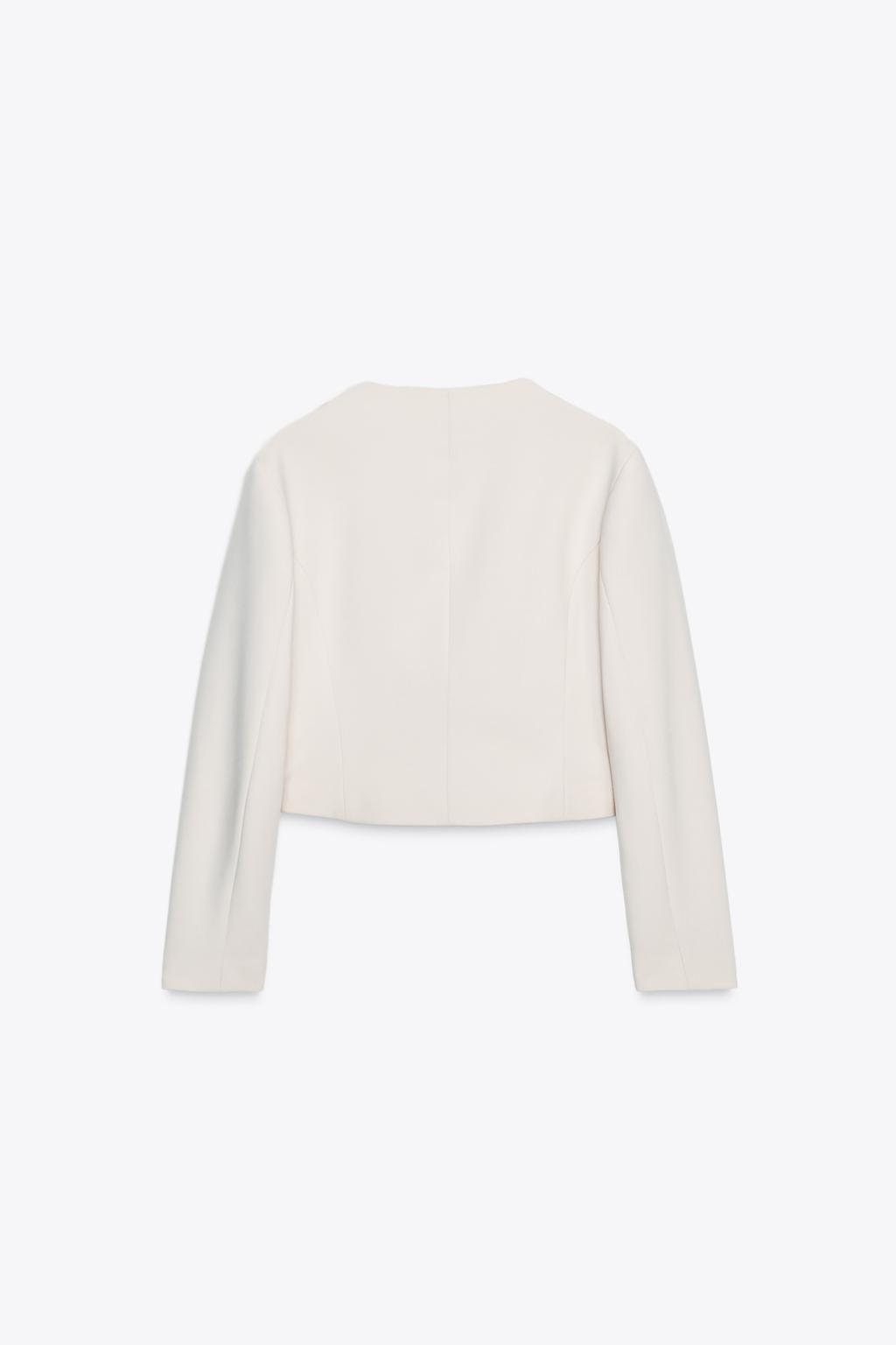 ÁO KHOÁC BLAZER DÁNG NGẮN VẠT CHÉO - Ảnh 2