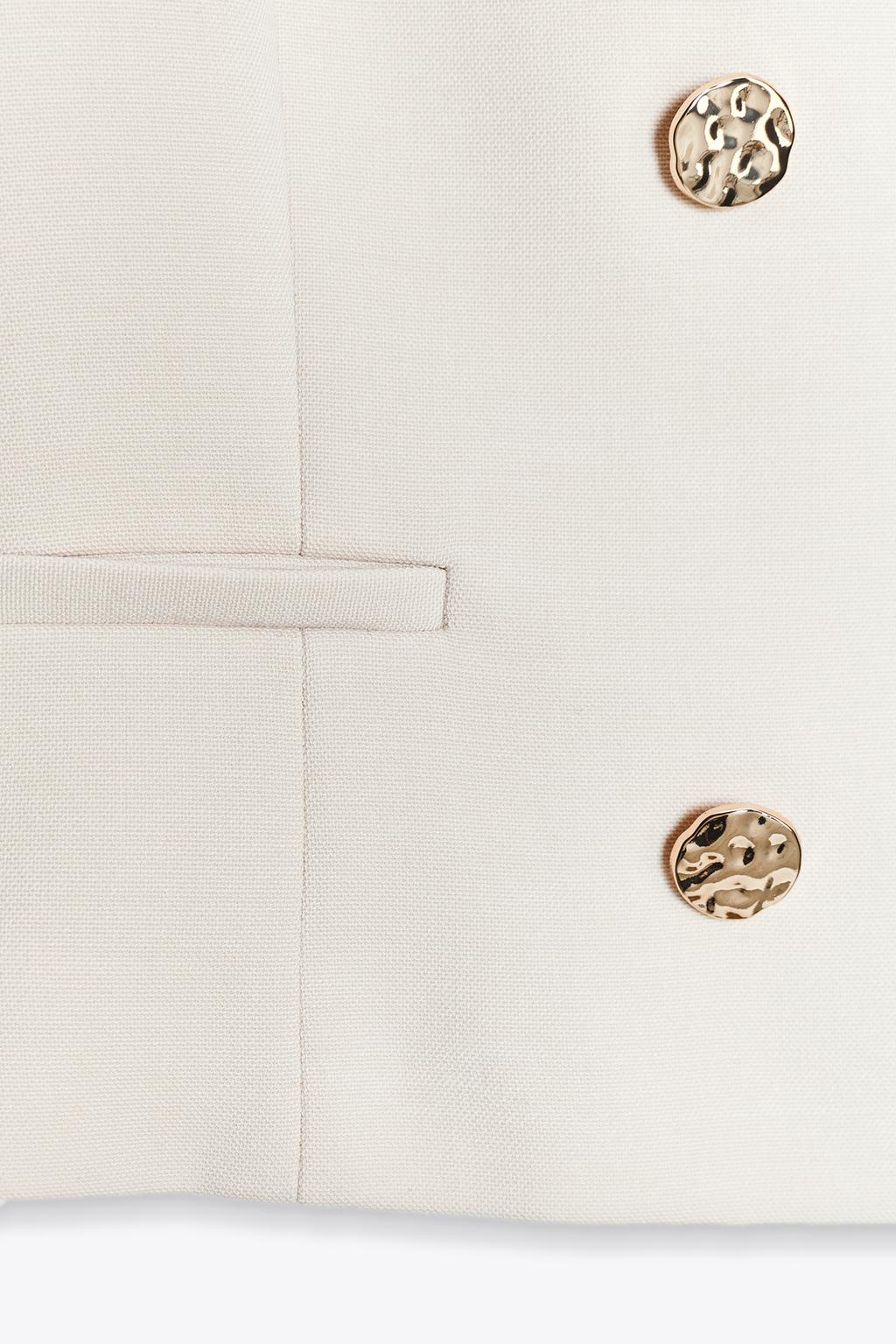 ÁO KHOÁC BLAZER DÁNG NGẮN VẠT CHÉO - Ảnh 3
