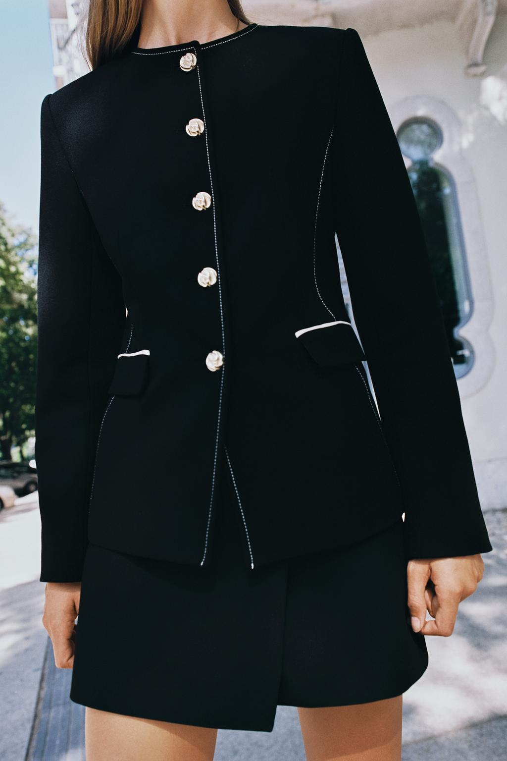 ÁO KHOÁC BLAZER MAY VIỀN CHẦN CHỈ NỔI - Ảnh 6