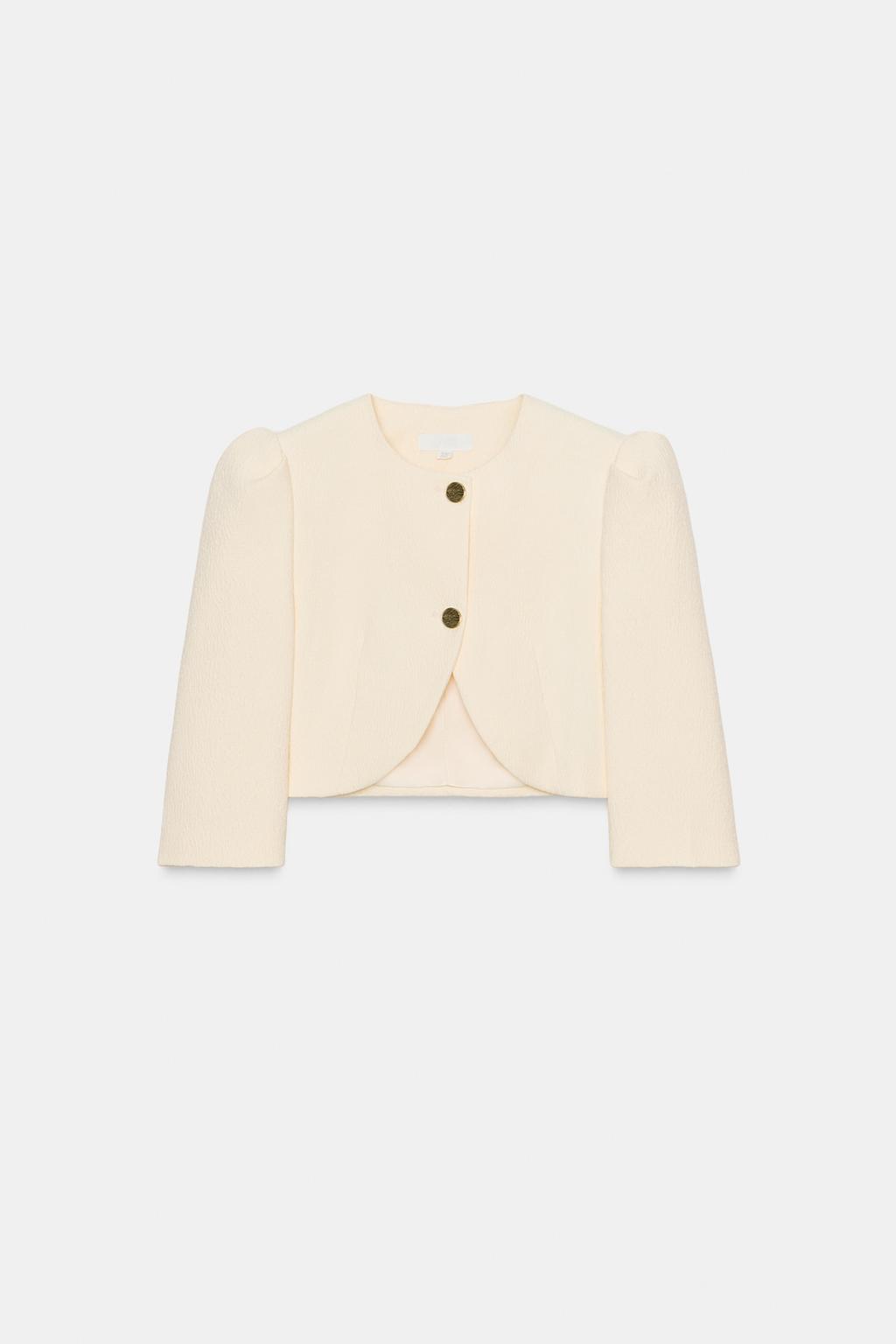 ÁO KHOÁC BLAZER DÁNG NGẮN TAY BỒNG