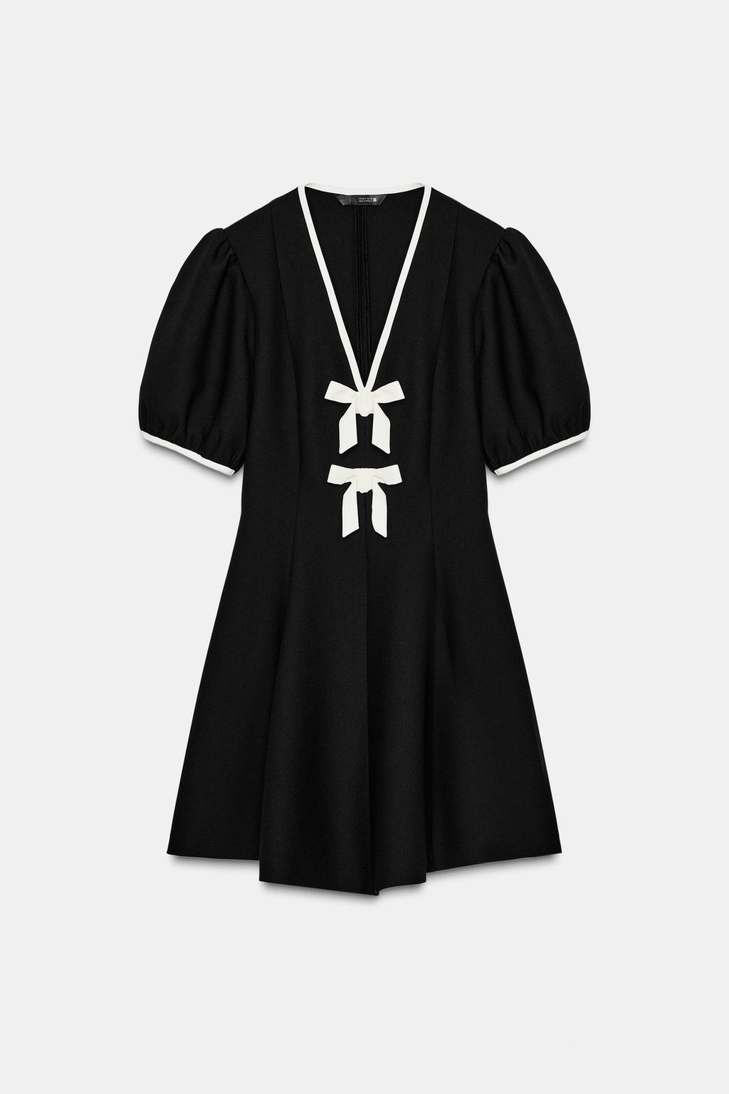 ĐẦM MINI BUỘC DÂY KHÁC MÀU