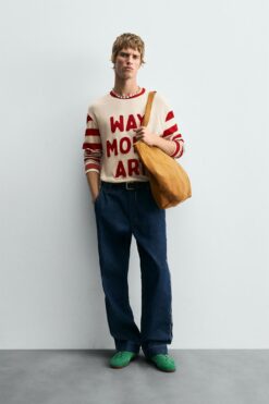 Alternative view of ÁO PHÔNG KẺ SỌC PHỐI VẢI