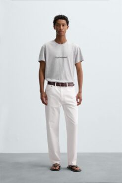 Alternative view of ÁO PHÔNG SLIM FIT IN CHỮ