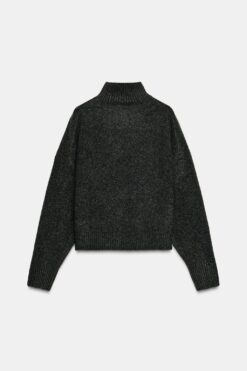 Alternative view of ÁO LEN DỆT KIM MỀM CỔ CAO