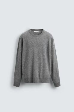 ÁO LEN DÁNG REGULAR FIT PHA SỢI LEN
