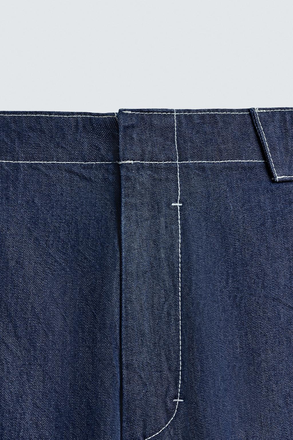 QUẦN JEANS THÊU DẢI TRANG TRÍ - Ảnh 3