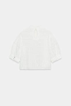 Alternative view of ÁO SƠ MI TAY BỒNG PHỐI REN